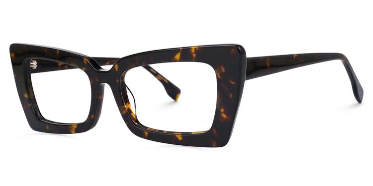 Newell Rectangle Tortoise Glasses