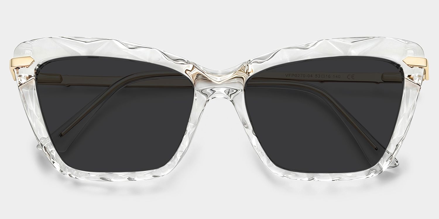Juliet Tr90 Clear Cat Eye Frame Sunglasses | ZEELOOL UK1
