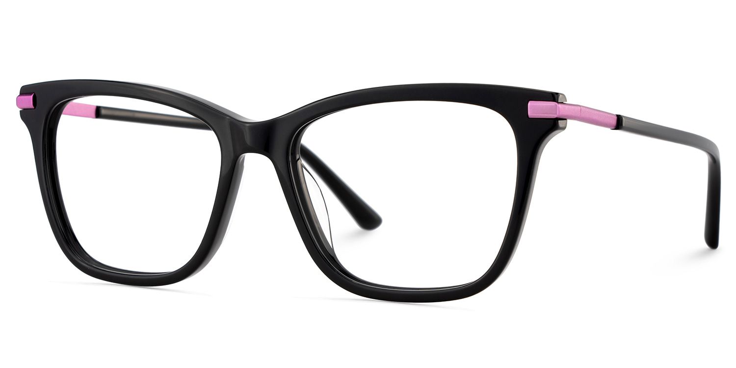 Eliot Rectangle Eyewear with Black3