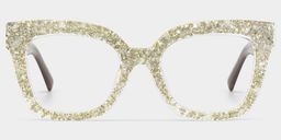 Renata Square Silver Glasses1