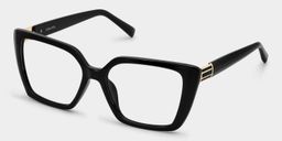 Emery Black Square Glasses3