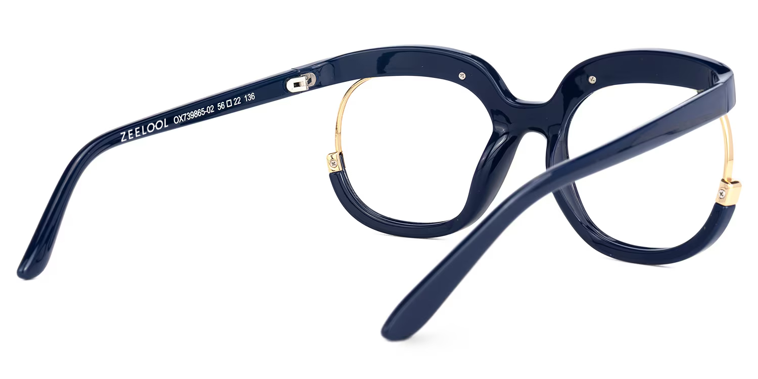 Darice Round Dark-Blue Glasses3