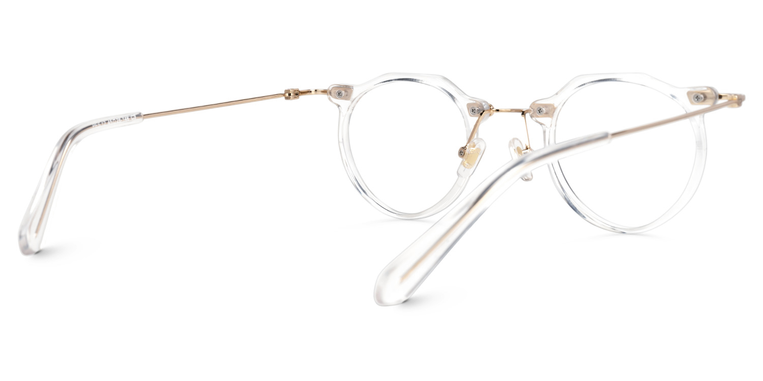 Round Cornell Crystal Glasses deals -Zeelool Glasses3