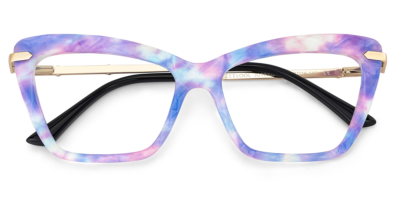 Juliet Cateye Purple Glasses2