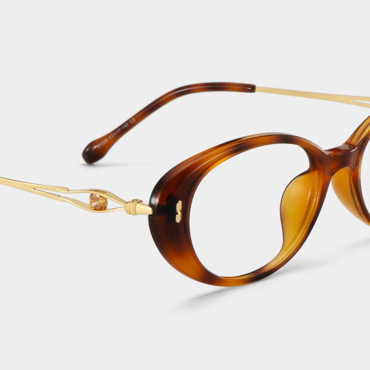 Blaire Tortoise Frame Glasses with Oval Frame Online | ZEELOOL5