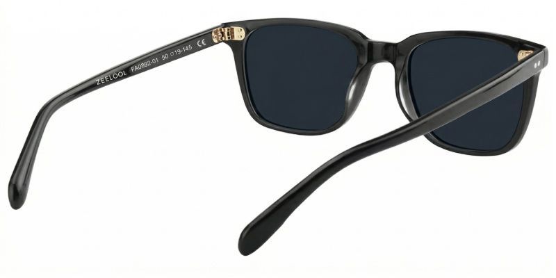 Lamont Rectangle Black Eyeglasses and Glasses Frames5