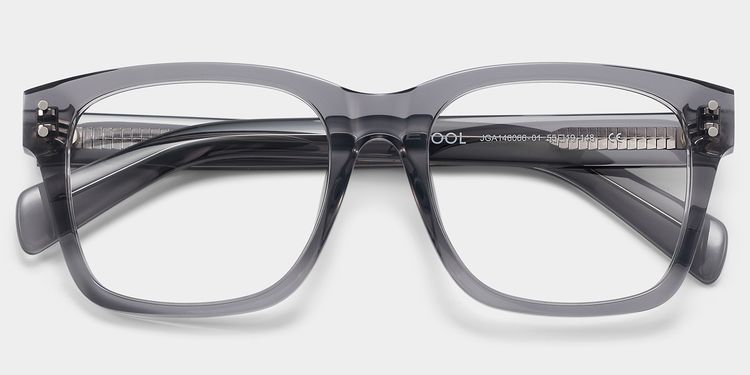 Fussell Square Gray Glasses
