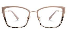 Mariie Butterfly Two-Tone Glasses0