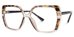 Jeneive Square Tortoise Glasses1