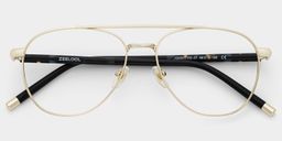 Calvin Aviator Gold Glasses4