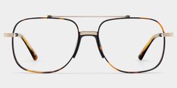 Poppy Tortoise Aviator Glasses0