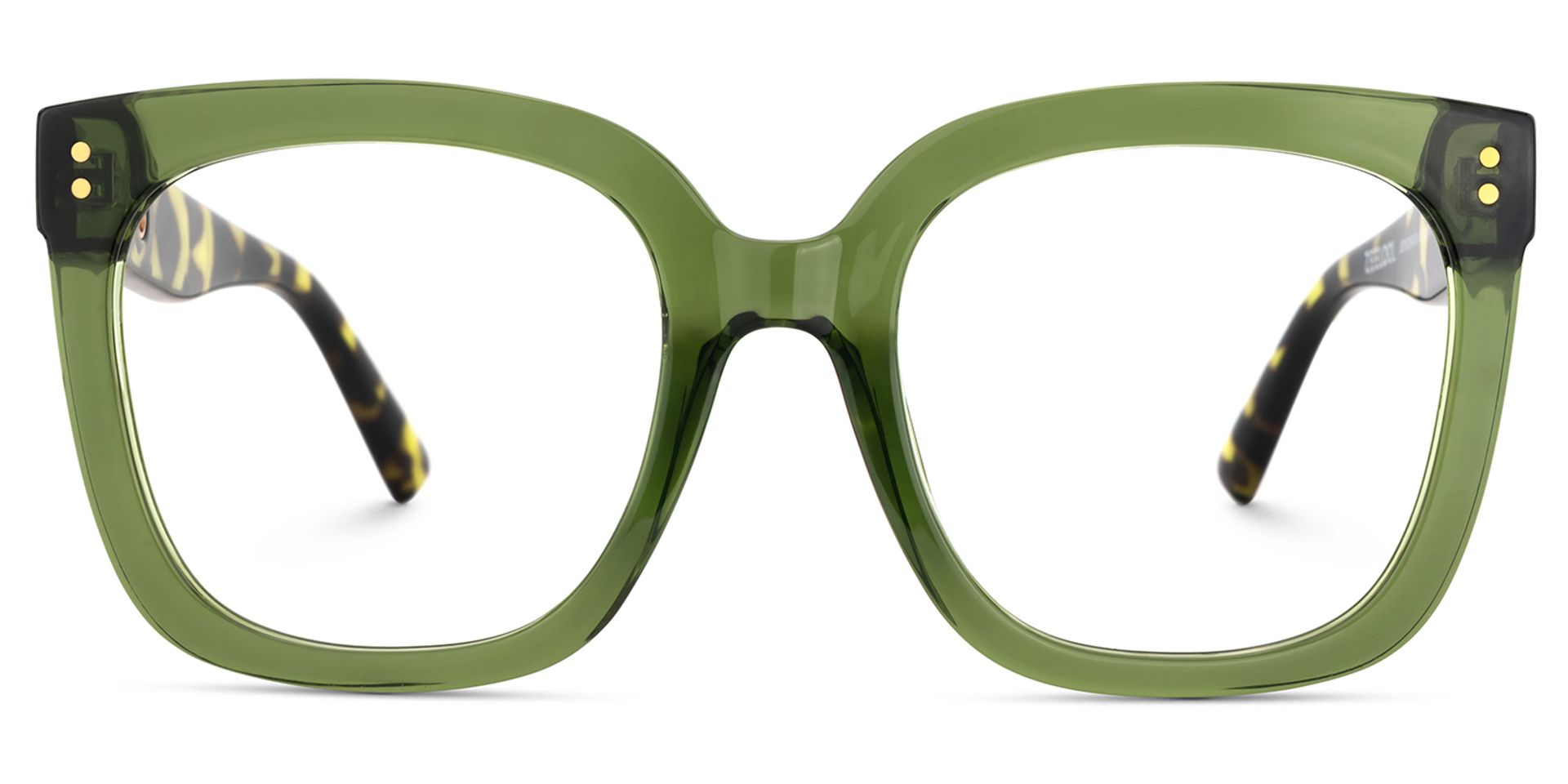 Women's Green Glasses With Square Shape2