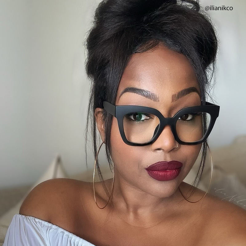 Malcolm Square Black Glasses12