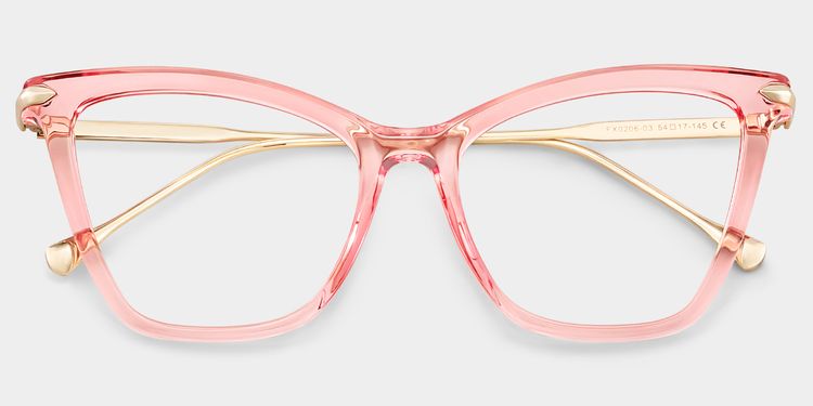 Hilary Butterfly Pink Glasses
