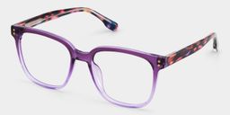 Donnalyn Purple Square Glasses2