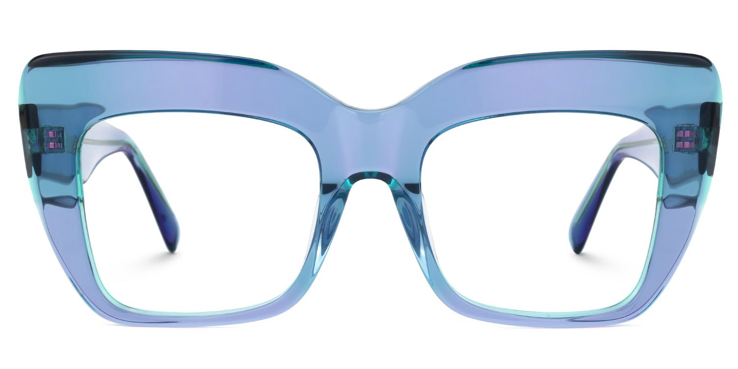 Charmaine Cat Eye Light-Purple Glasses | ZEELOOL UK0