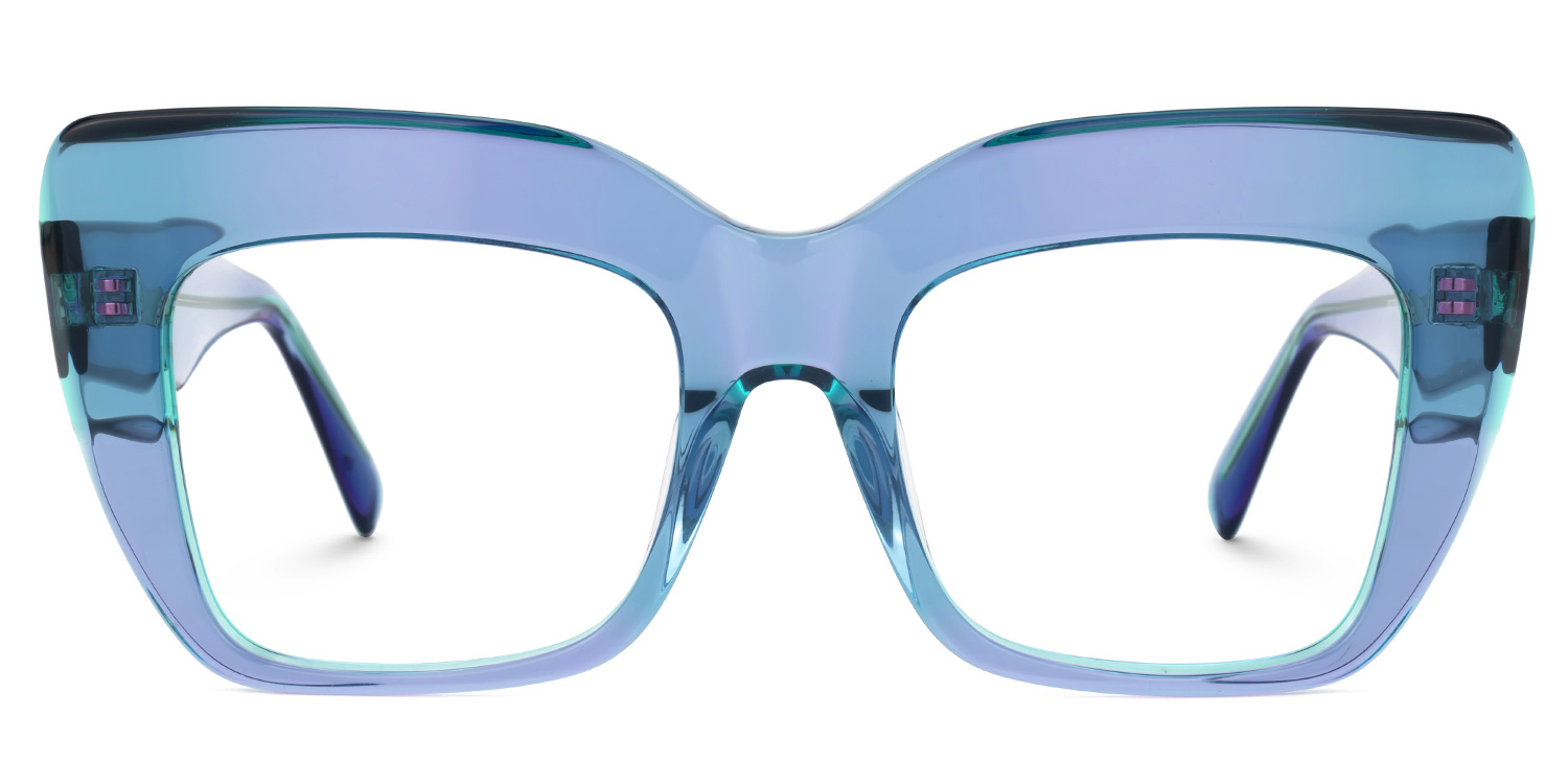 Charmaine Cat Eye Light-Purple Glasses0