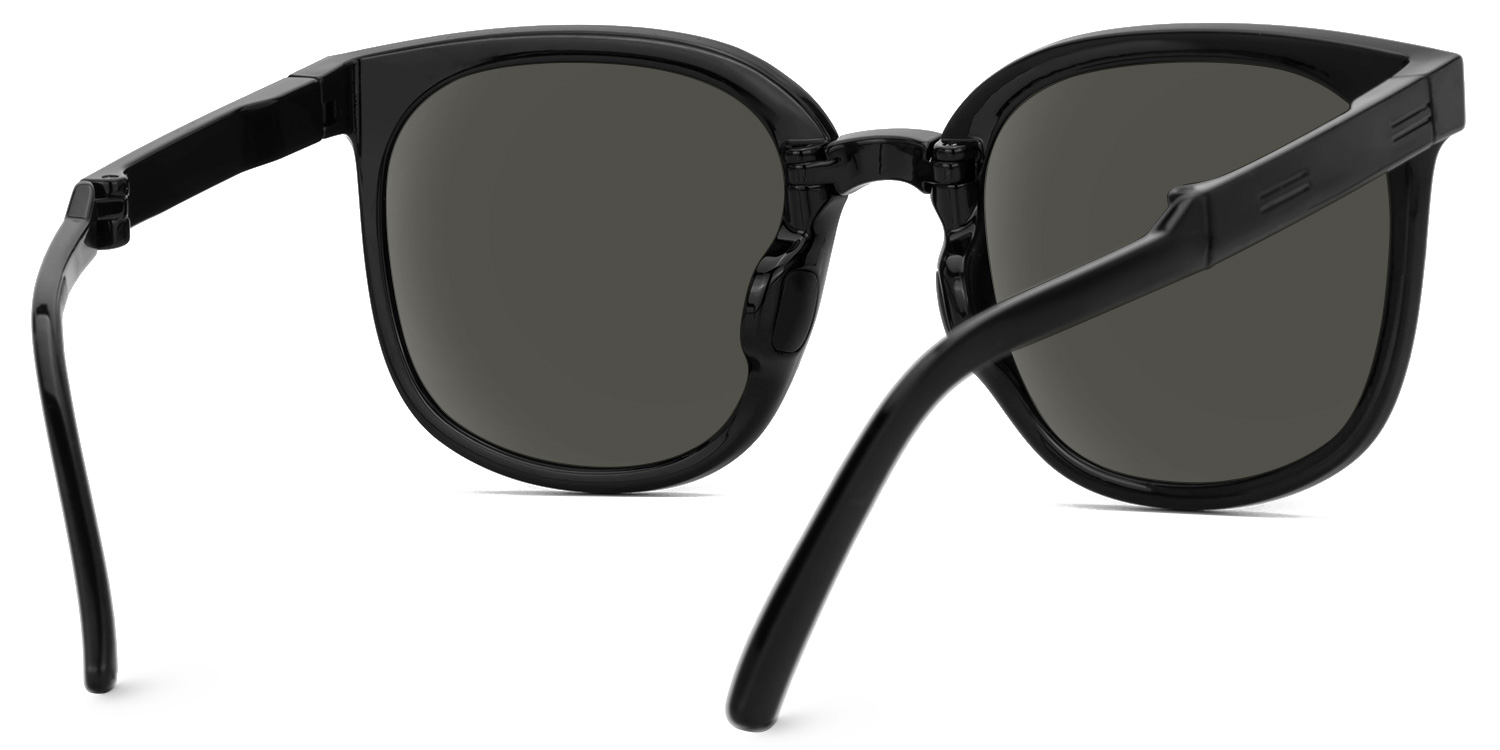 Sulaika TR90 Square Black Sunglasses | ZEELOOL UK4