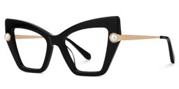 Tilana Cateye Black Glasses1