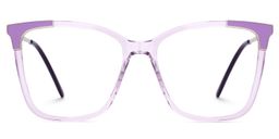 Roshavia Square Purple Glasses1