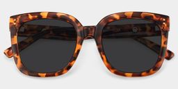 Ebony Square Tortoise Glasses1