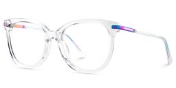 Mailyn Round Clear Glasses3