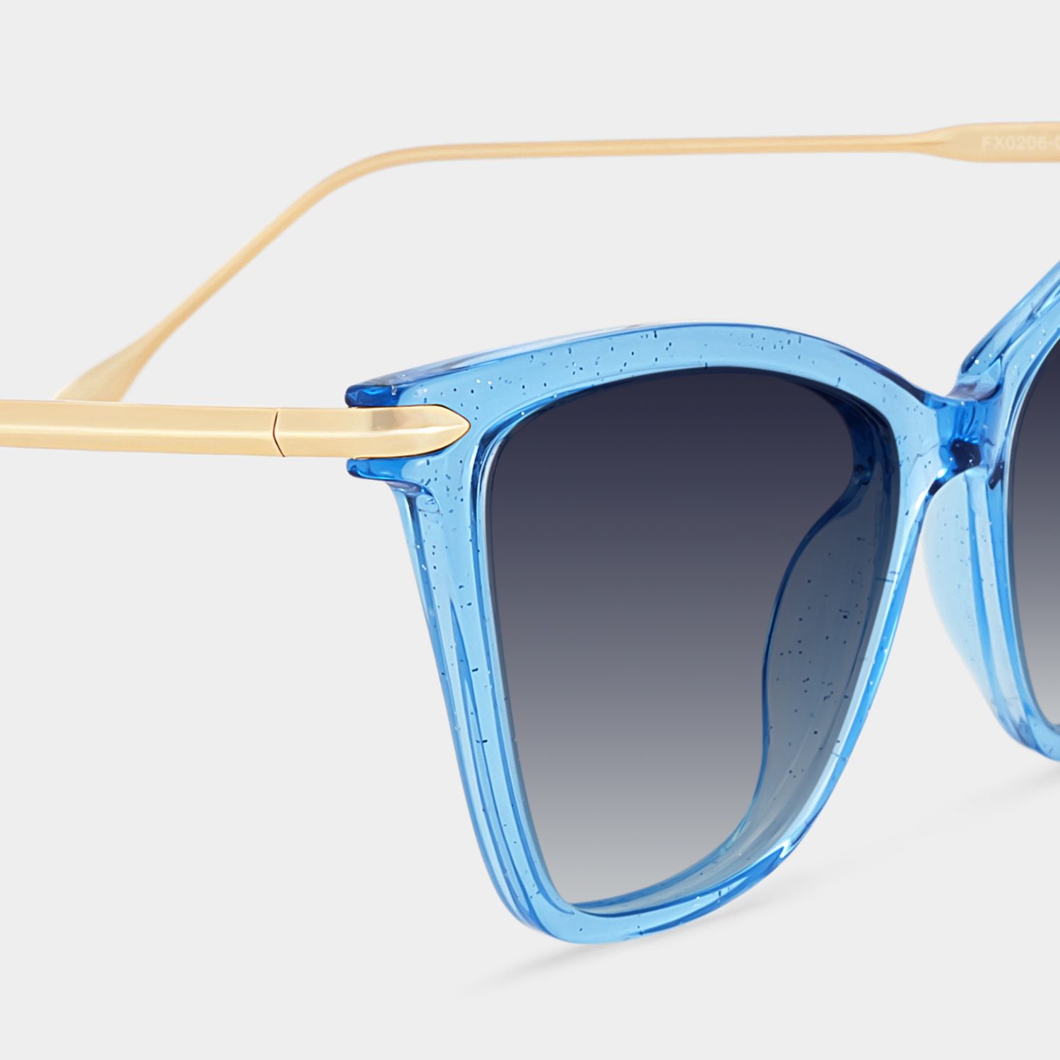 Hilary Blue Butterfly Polarized Sunglasses for Driving | ZEELOOL UK4