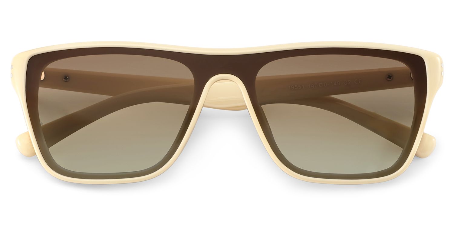 Paloma Yellow Frame Sunglasses with Aviator Style | ZEELOOL UK1