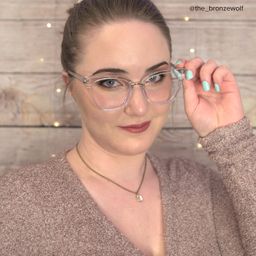 Chandrikar Cat Eye Clear Glasses6