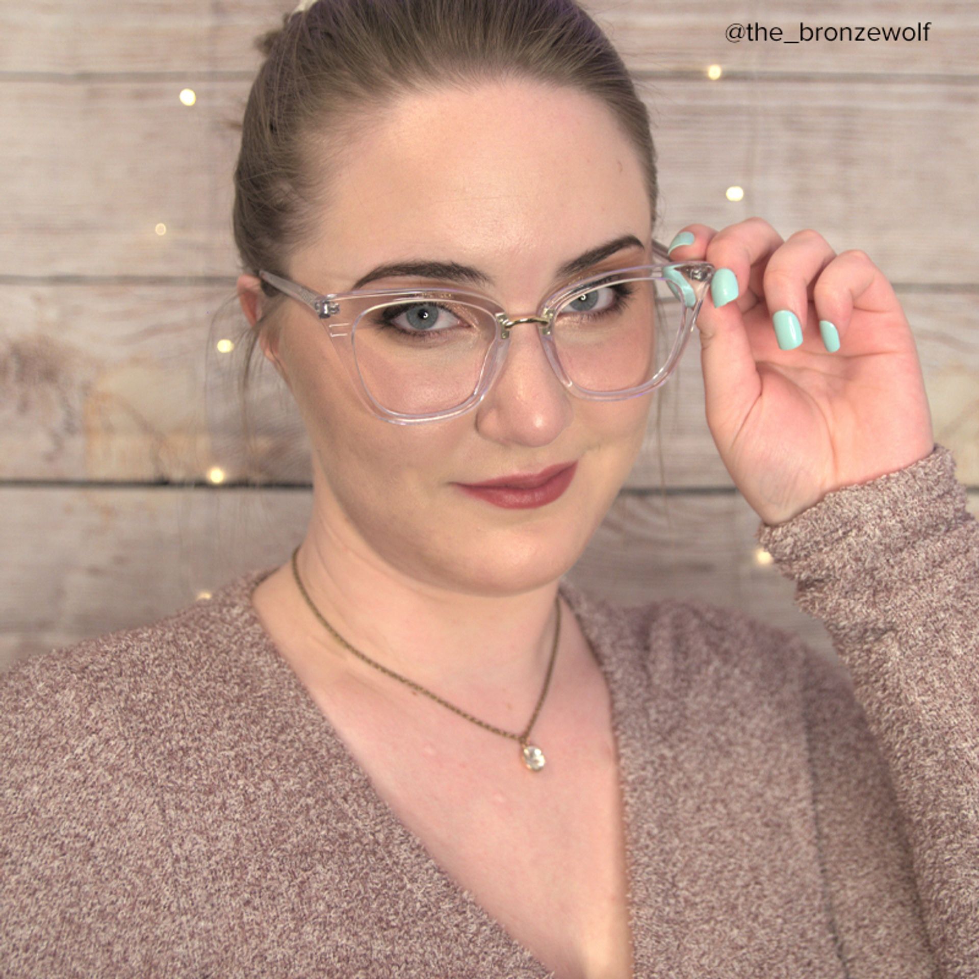 Chandrikar Cat Eye Clear Frame Glasses | ZEELOOL UK7