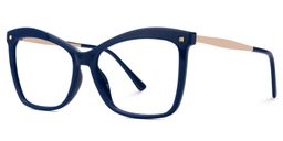 Isaebella Butterfly Blue Glasses1