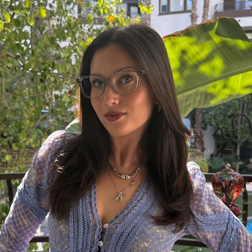 Cassia Green Rectangle Glasses