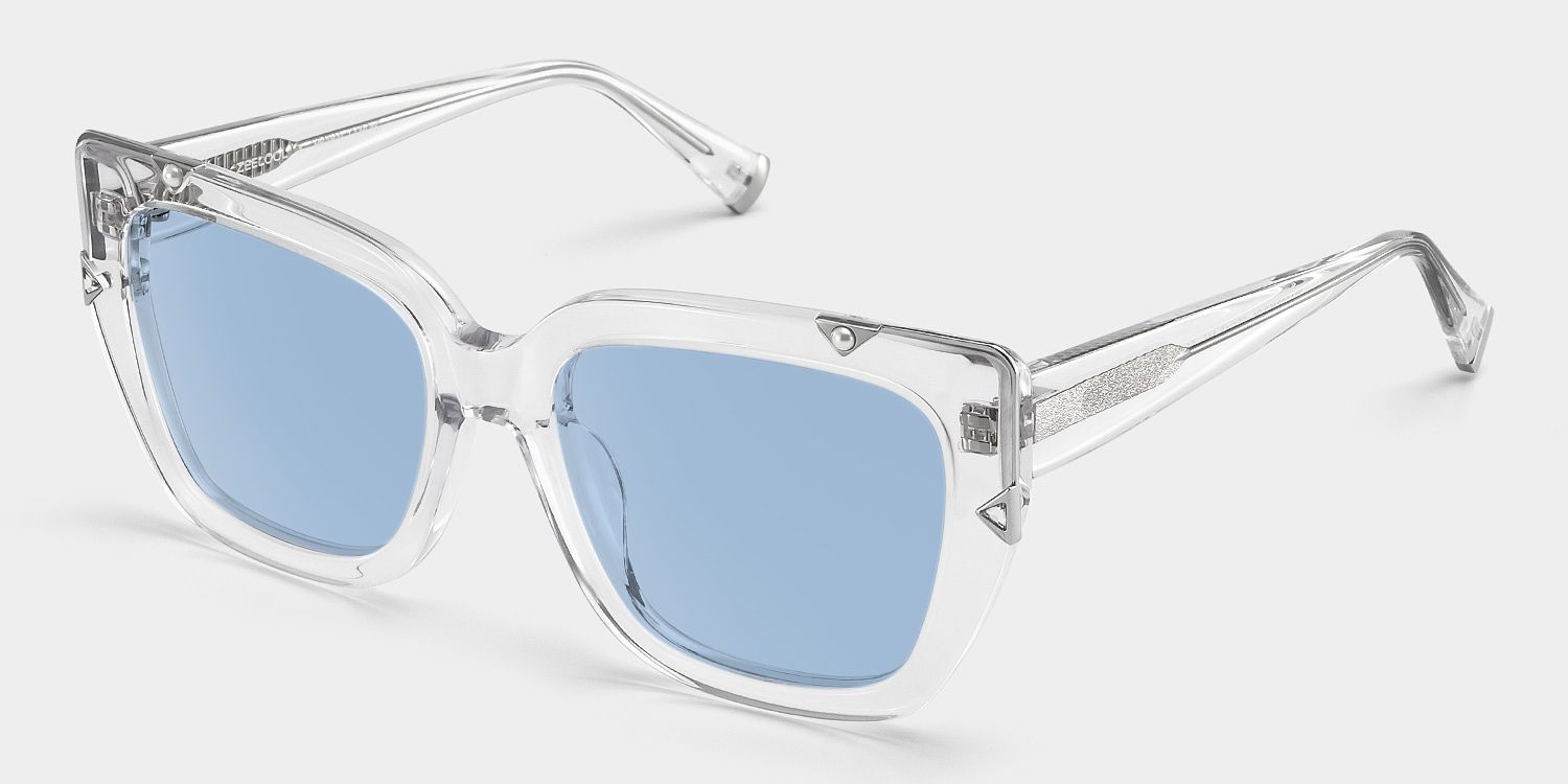 Marilyn Clear Frame Sunglasses with Butterfly Style | ZEELOOL UK3