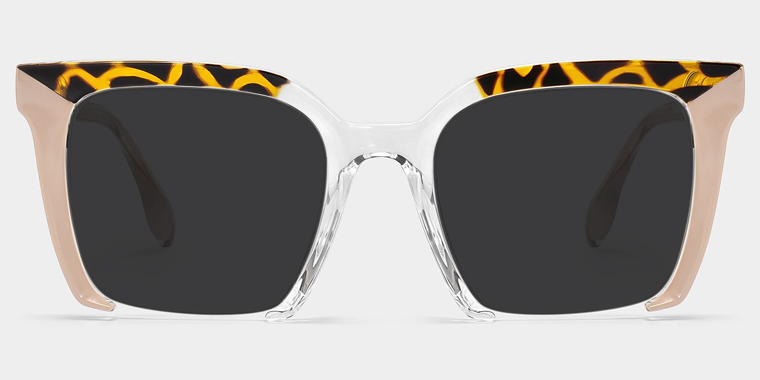 Misty Pink Frame Sunglasses with Square Style | ZEELOOL UK0