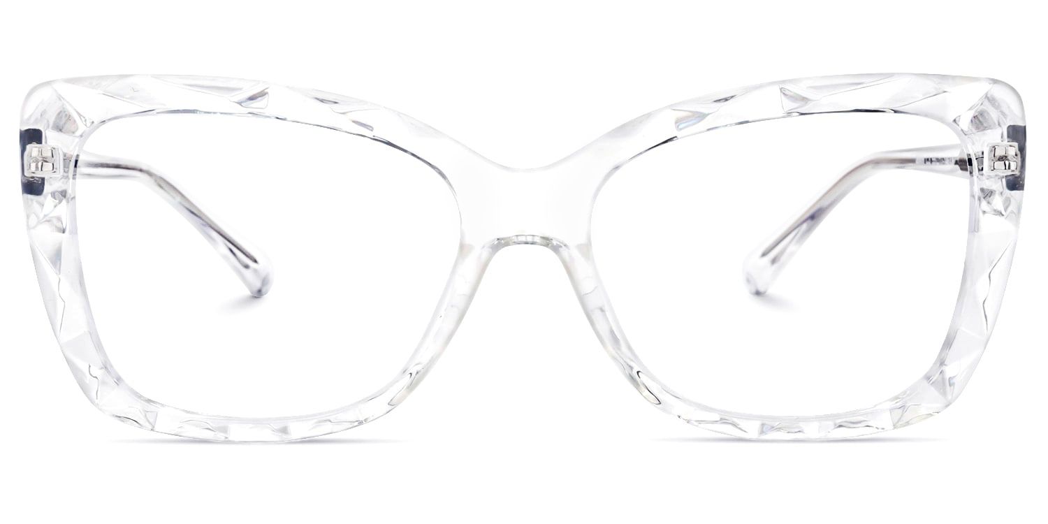 Edna Cateye Clear Frame Glasses | ZEELOOL UK0