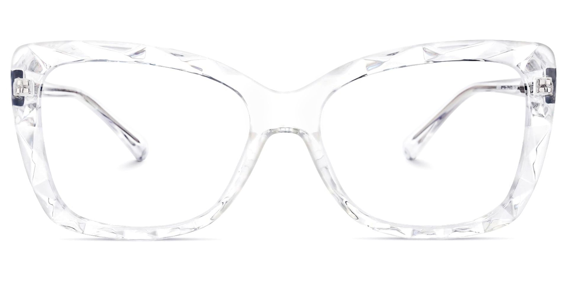 Edna Cateye Clear Frame Glasses | ZEELOOL UK0