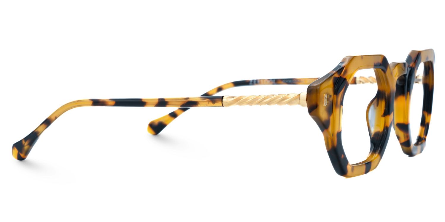 Buy Tortoise Hexagon Shape Spectacles Online | ZEELOOL UK2