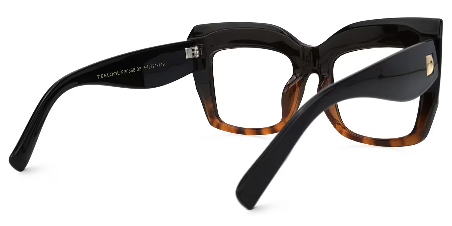 Alberta Cateye Tortoise Frame Glasses | ZEELOOL UK3