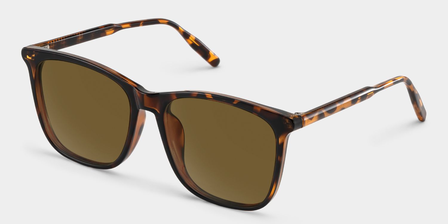Malika Square Tortoise Sunglasses for Women & Men | ZEELOOL UK2