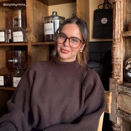 Jude Brown Square Glasses5