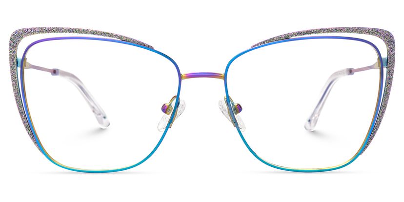 Lorenzen Cateye Iridescent Glasses