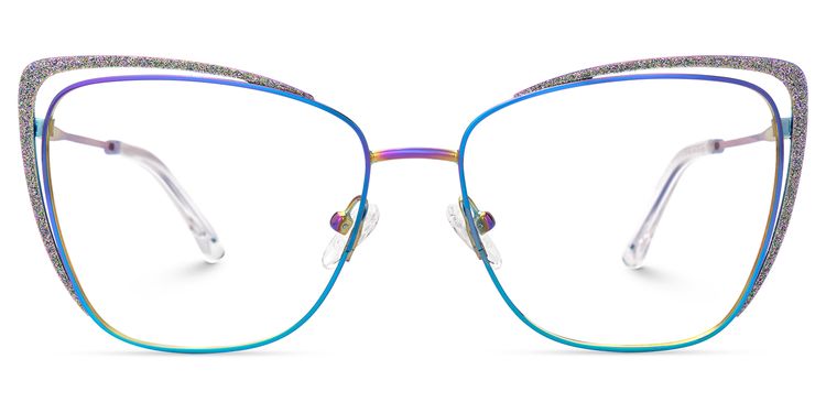 Lorenzen Cateye Iridescent Glasses