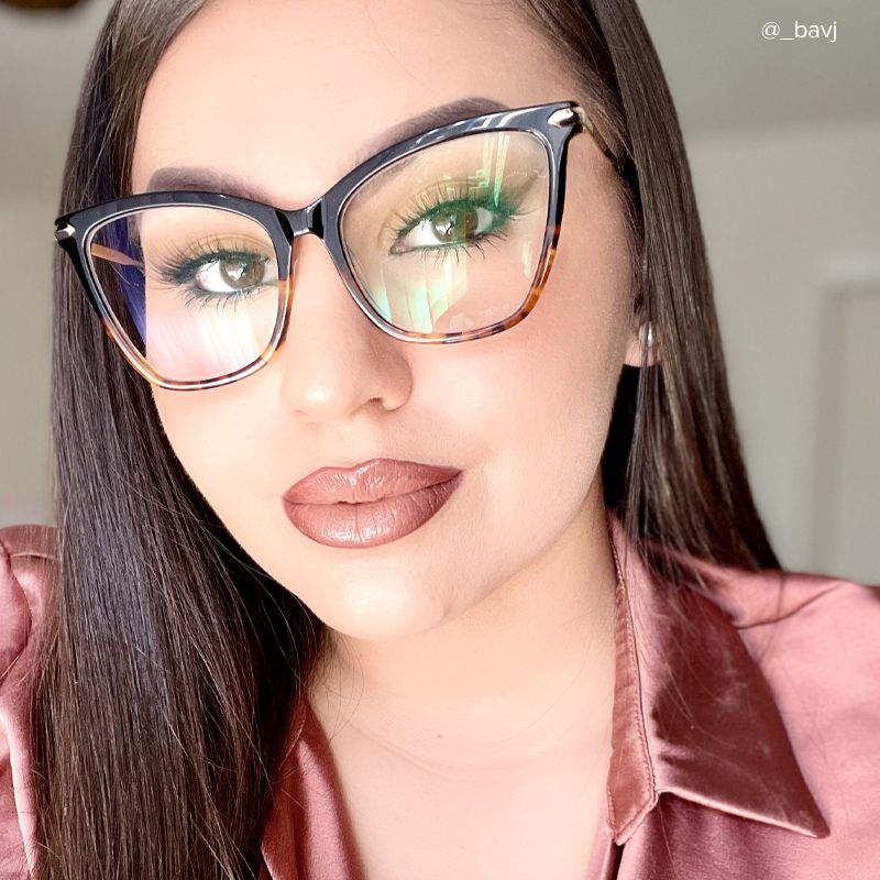 Hilary Butterfly Tortoise Frame Glasses | ZEELOOL UK4