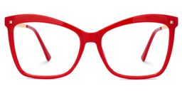 Isaebella Red Butterfly Glasses0