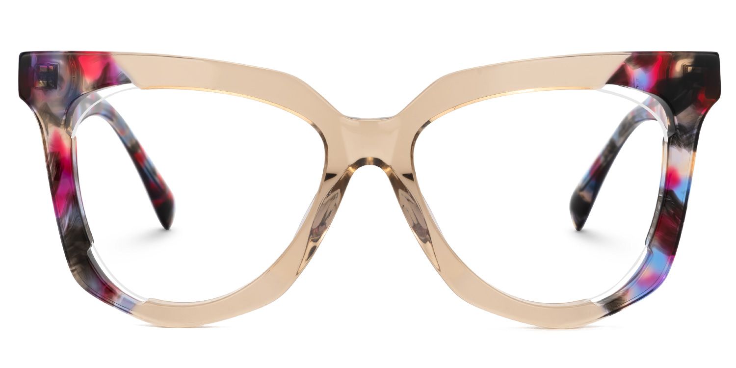 Busby Designer Eyeglasses in Butterfly Beige Frame0