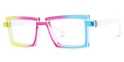Zephyr Rectangle Colorful Glasses2