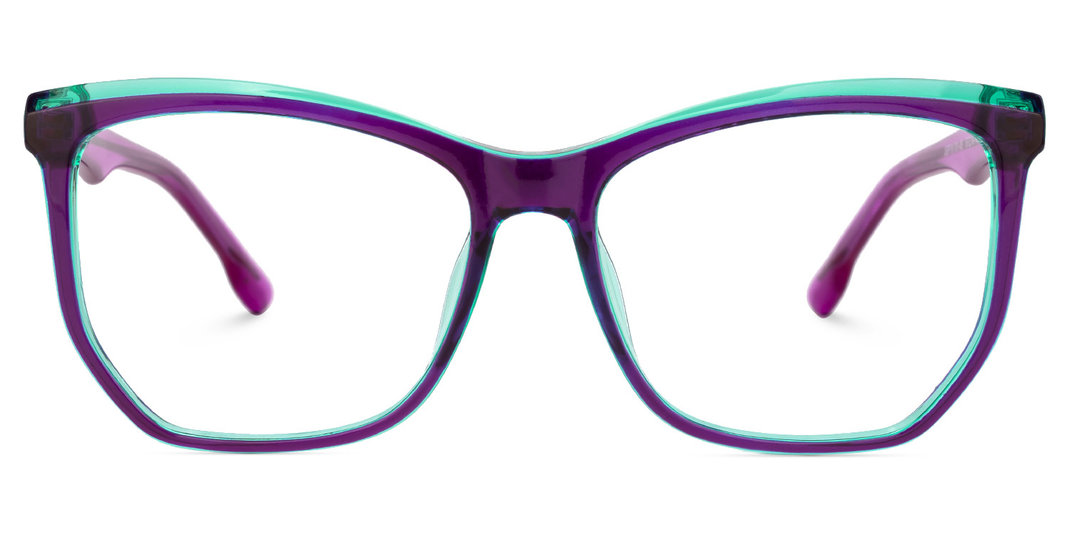 Libby Geometric Purple Glasses0