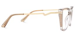 Celisa Cateye Beige Glasses2