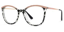 Jenee Oval Black Tortoise Glasses1