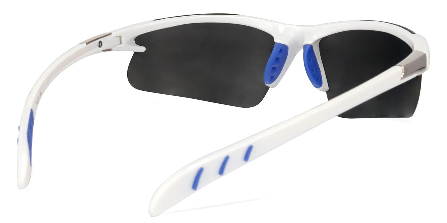 Fraser Geometric White Hiking Glasses | ZEELOOL UK4